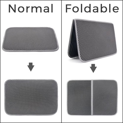 Pet Cat Litter Mat Double Layer Waterproof Litter Cat Bed Pads for Cats House Clean Super Light Easy to Carry Smooth Surface